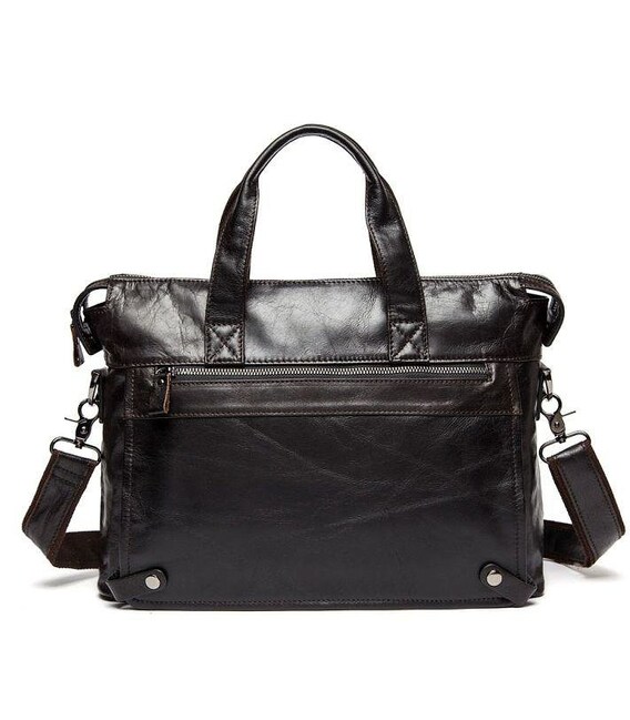 Сумка-чехол для ноутбука Vintage 14802 Коричневая фото, картинка, изображение