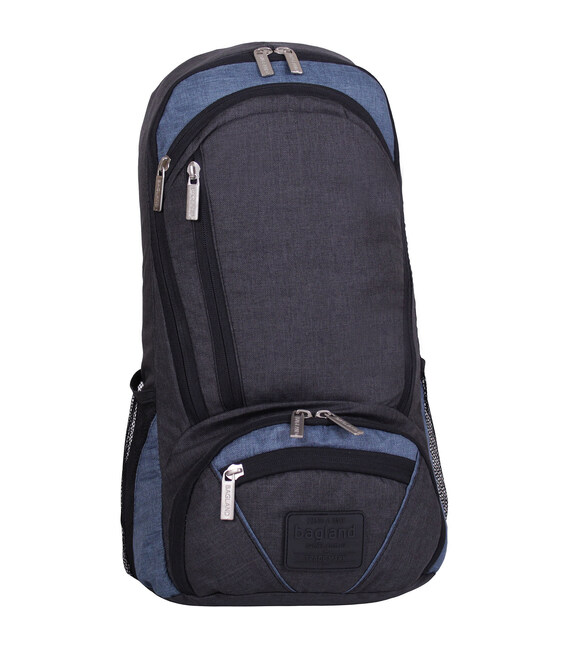 Рюкзак для ноутбука Bagland Granite 23 л. чорний/сірий (00120169) фото, картинка, изображение