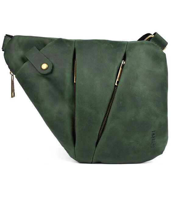 Чоловіча сумка слінг через плече TARWA RE-6402-3md крейзі хорс фото, картинка, изображение