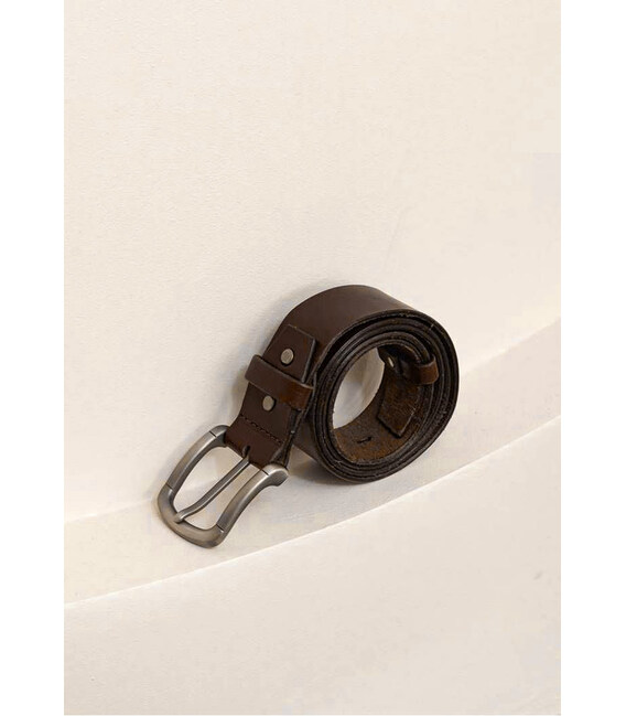 Мужской ремень 40 мм коричневый фото, картинка, изображение