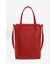 Кожаный шоппер Nancy красный фото, картинка, изображение