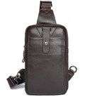 Сумка чоловіча шкіряна через плече Vintage 14983 Коричнева картинка, зображення, фото