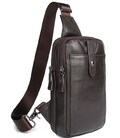 Сумка чоловіча шкіряна через плече Vintage 14983 Коричнева картинка, зображення, фото
