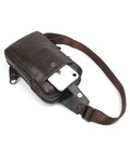 Сумка чоловіча шкіряна через плече Vintage 14983 Коричнева картинка, зображення, фото