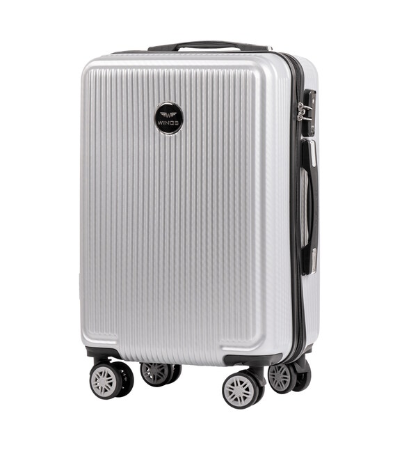Чемодан Wings PC565 African Eagle маленький S серебристый фото, картинка, изображение