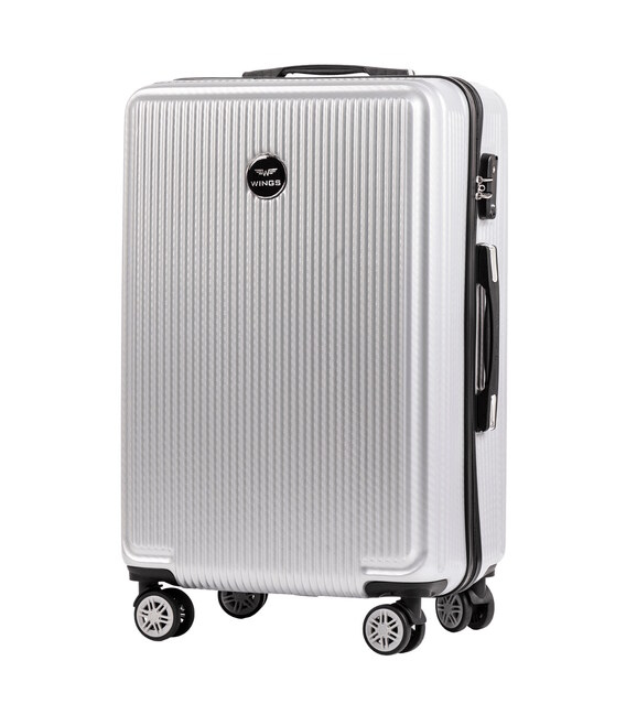 Валіза Wings PC565 African Eagle середня M срібна картинка, зображення, фото