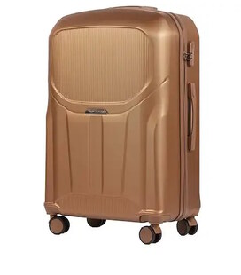 Чемодан Wings PDT01 большой L бронзовый фото, картинка, изображение