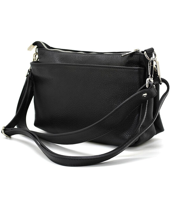 Шкіряна сумка Virginia Conti (Італія) - VC01638_fblack фото, картинка, изображение