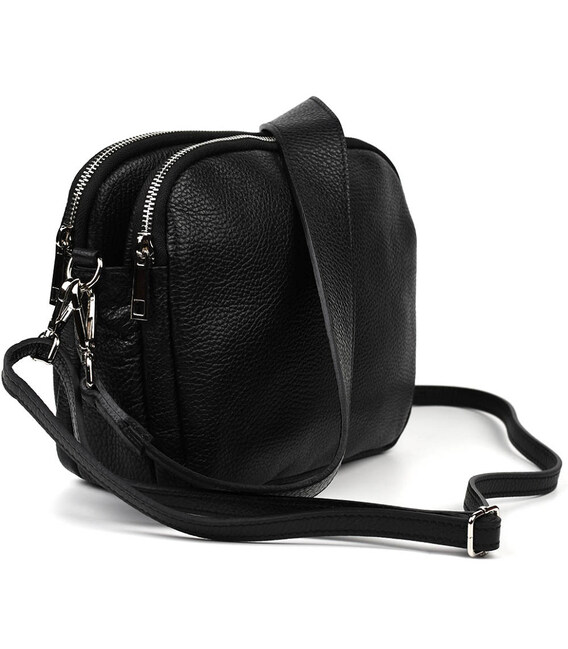 Шкіряна сумка Virginia Conti (Італія) - VC02807black фото, картинка, изображение