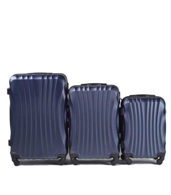 Набір Валіз Wings 159 3 в 1 синій картинка, зображення, фото
