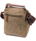 Тканевая мужская сумка из плотного текстиля 21227 Vintage Оливковая фото, картинка, изображение