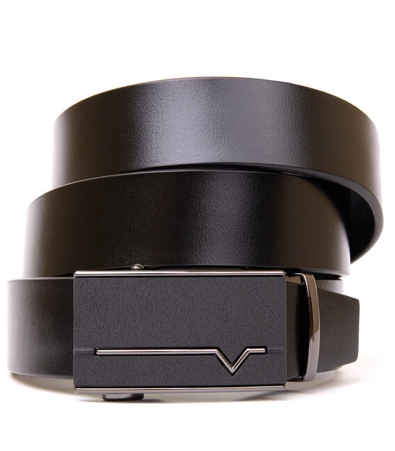 Ремень автомат мужской Vintage 20384 Черный фото, картинка, изображение