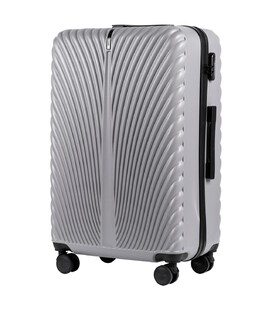 Чемодан Wings SN120 большой L серебристый фото, картинка, изображение