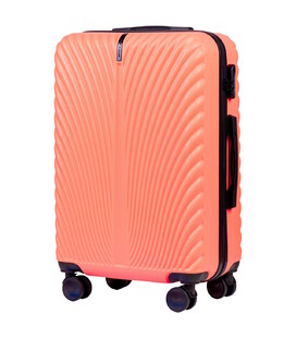 Валіза Wings SN120 середня M персикова - картинка, зображення, фото валізи