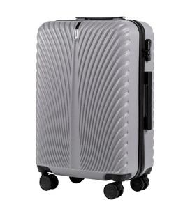 Чемодан Wings SN120 средний M серебристый фото, картинка, изображение