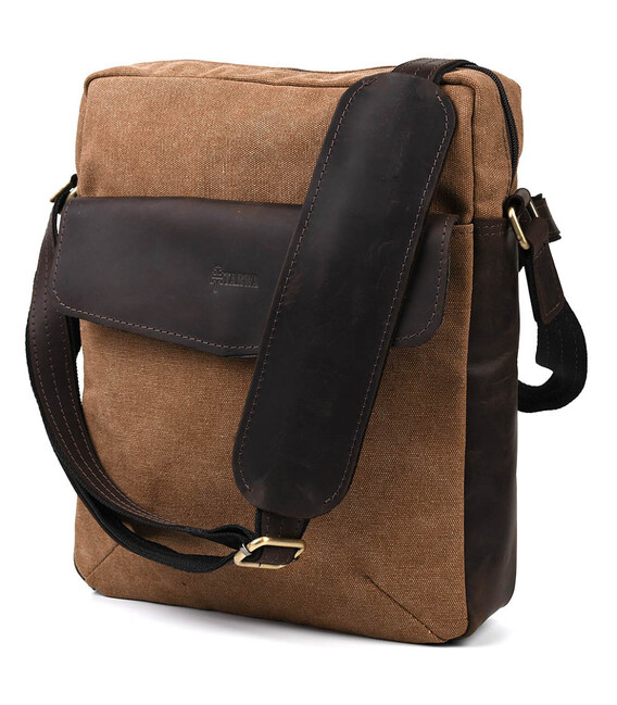Чоловіча сумка із канвасу через плече TARWA RCc-1810-4lx картинка, зображення, фото