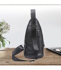 Сумка-слінг чорна шкіряна Tiding Bag F-A25F-5003A картинка, зображення, фото