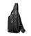 Сумка-слінг чорна шкіряна Tiding Bag F-A25F-5003A картинка, зображення, фото