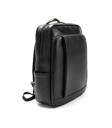 Шкіряний чорний рюкзак Tiding Bag A25F-8528-3A картинка, зображення, фото