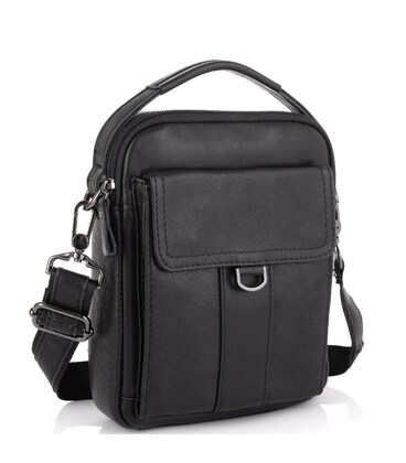 Невелика чоловіча шкіряна сумка через плече Tiding Bag N2-8013A картинка, зображення, фото
