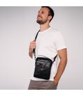 Невелика чоловіча шкіряна сумка через плече Tiding Bag N2-8013A картинка, зображення, фото