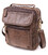 Сумка чоловіча месенджер на два відділення Vintage 20441 Коричнева картинка, зображення, фото
