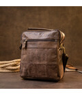 Сумка чоловіча месенджер на два відділення Vintage 20441 Коричнева картинка, зображення, фото
