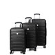 Набор чемоданов Airtex 626 Worldline Santa Pola черный фото