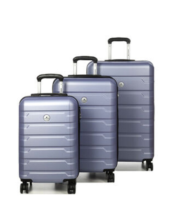 Набор чемоданов Airtex 626 Worldline Santa Pola фиолетовый фото, картинка, изображение