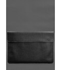 Кожаный чехол-конверт на магнитах для MacBook Air 15 (2023) Черный фото, картинка, изображение