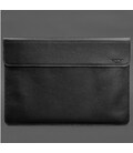 Кожаный чехол-конверт на магнитах для MacBook Air 15 (2023) Черный фото, картинка, изображение