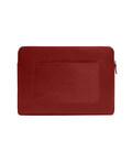 Шкіряний чохол для ноутбука на блискавці з хлястиком та кишенею Червоний картинка, зображення, фото