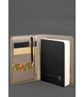 Кожаный блокнот А5 (софт-бук) 9.4 светло-бежевый фото, картинка, изображение