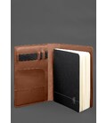 Кожаный блокнот А5 (софт-бук) 9.4 светло-коричневый фото, картинка, изображение