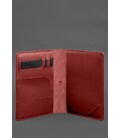 Кожаный блокнот А5 (софт-бук) 9.4 красный фото, картинка, изображение
