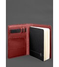 Кожаный блокнот А5 (софт-бук) 9.4 красный фото, картинка, изображение