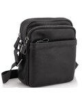 Чоловіча сумка через плече чорна Tiding Bag 6027A картинка, зображення, фото