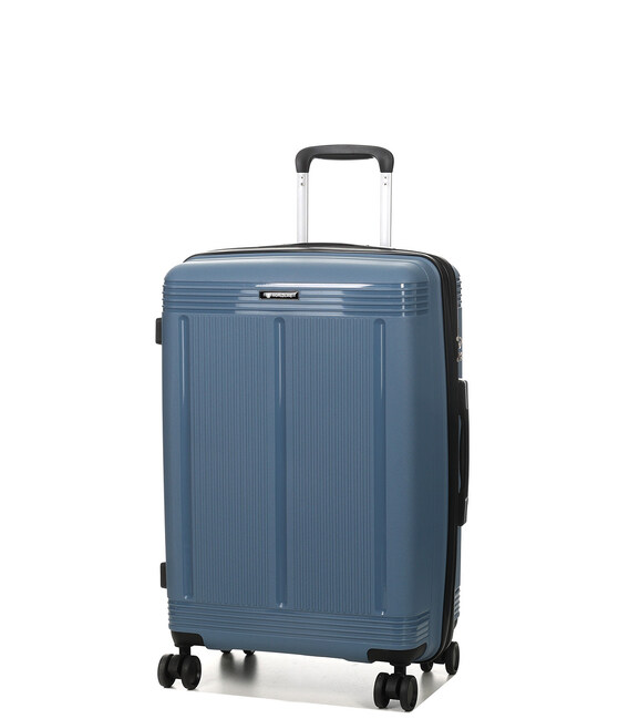 Чемодан Airtex 292 средний M Worldline синий фото, картинка, изображение