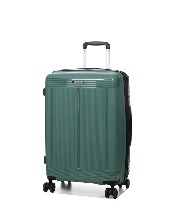 Чемодан Airtex 292 средний M Worldline зеленый фото, картинка, изображение